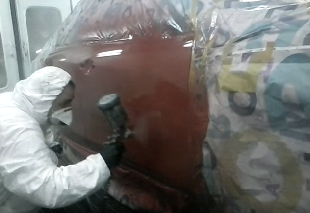 покраска кузова Мазды 3