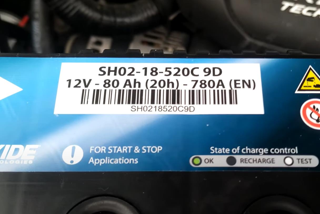 номер оригинальной АКБ Мазда сх5